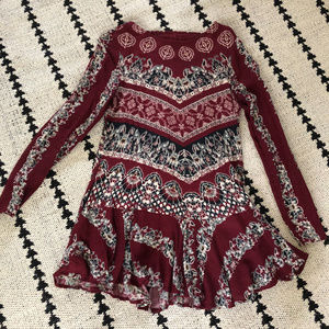 Free People long sleeve tunic